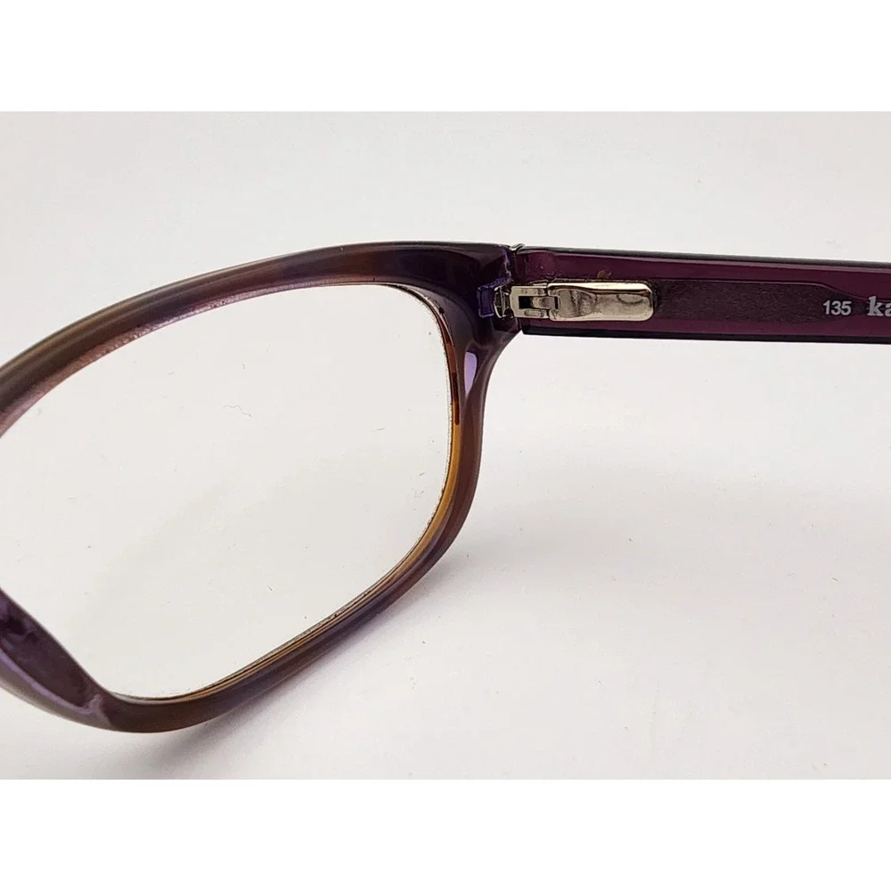 Kate Spade Blakey 0JLG Tortoise on Purple Eyeglasses Frame‎ Flexhinge 135 W CASE